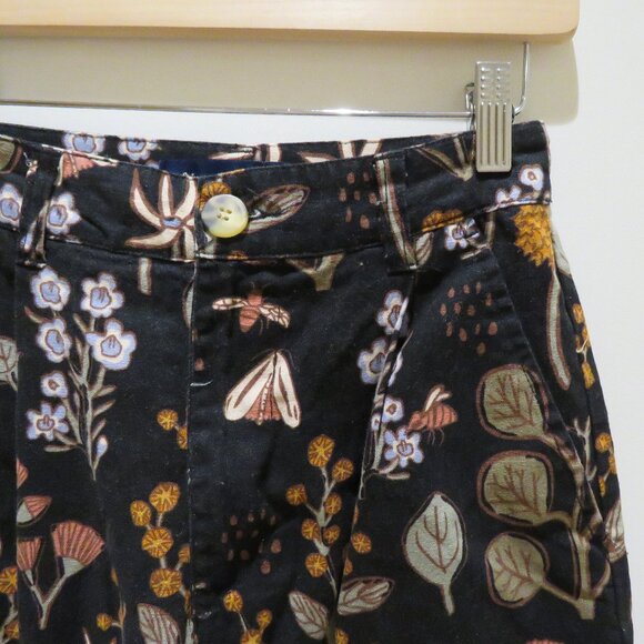 PRINCESS HIGHWAY X MODCLOTH Linen Blend Fauna Botanical Cropped Pull On Pants - Picture 4 of 15